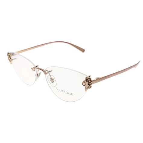 versace frames women's|Versace rimless glasses for women.